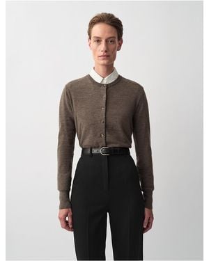 Calvin Klein Lila Classic Cardigan - Gray