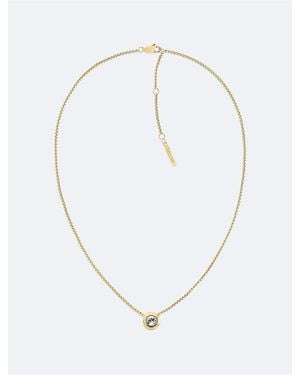 Calvin Klein Contoured Necklace - White