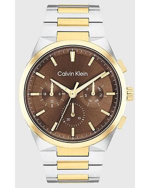 Calvin Klein Multifunction H Link Bracelet Watch - Metallic