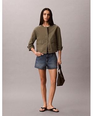 Calvin Klein Jeans Canvas Jacket - Brown