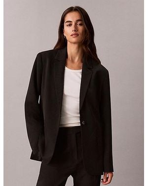 Calvin Klein Jeans Soft Twill Classic Blazer - Black
