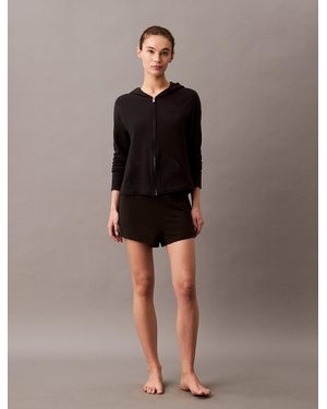 Calvin Klein Lounge Hoodie - Brown