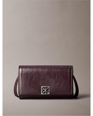 Calvin Klein Emblem Logo Wallet - Brown