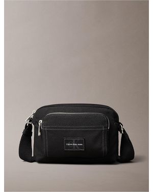 Calvin Klein Canvas Crossbody Camera Bag - Multicolor