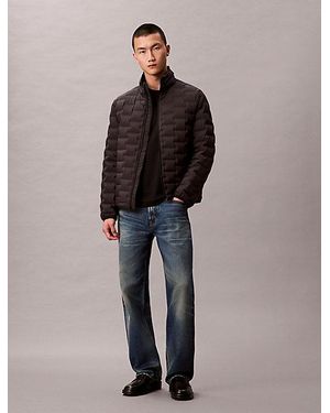 Calvin Klein Lightweight Quilted Packable Puffer Jacket - Blue