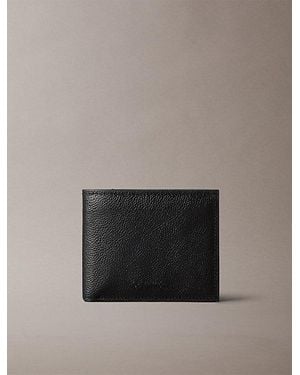 Calvin Klein Leren Billfold Rfid-Portemonnee - Zwart