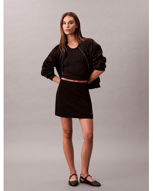 Calvin Klein Mini-Jupe - Marron