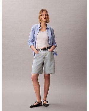 Calvin Klein Jeans Denim Bermuda Shorts - Multicolour