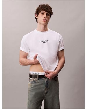 Calvin Klein Calvin Klein Ckj Logo Graphic Relaxed T-Shirt - Gray