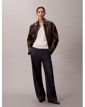 Calvin Klein Ultra High Denim Trousers - Multicolour