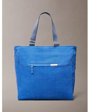 Calvin Klein Denim Tote Bag - Blauw