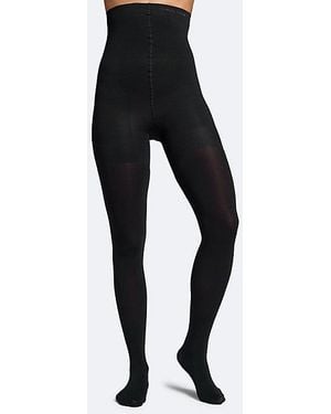 Calvin Klein 80 Denier Comfort High Waist Shaper Tights - Black
