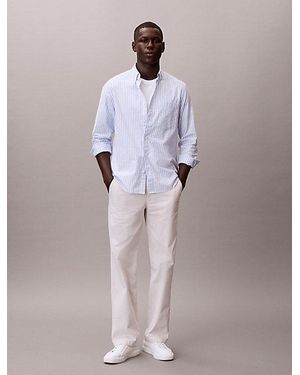 Calvin Klein Jeans 90S Straight Chino Trousers - Purple