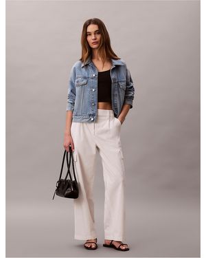 Calvin Klein Jeans Cotton Stretch Cargo Pants - Multicolor