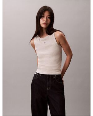 Calvin Klein Calvin Klein Cotton Stretch Rib Tank Top - Multicolor