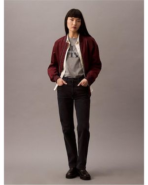 Calvin Klein Calvin Klein Ultra High Rise Straight Fit Jeans - Brown