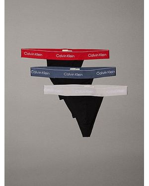 Calvin Klein 3-Pack Strings - Meerkleurig