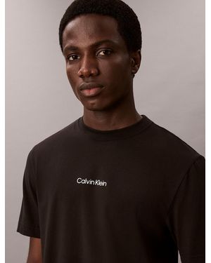 Calvin Klein T-Shirt Da Palestra Traspirante Ad Asciugatura Rapida - Marrone