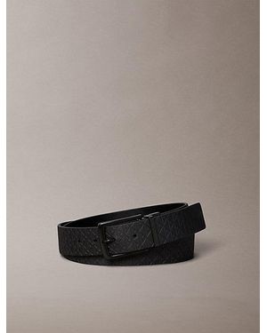 Calvin Klein Reversible Full Grain Leather Belt - Multicolour