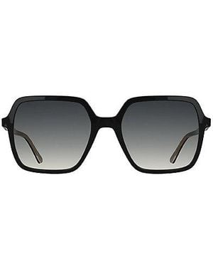 Calvin Klein Modified Rectangle Sunglasses - Black