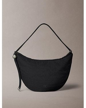 Calvin Klein Nylon Small Crescent Bag - Black