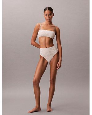 Calvin Klein High Waist Bikinihose – Ck Essentials - Grau