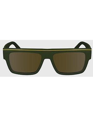 Calvin Klein Jeans Modified Rectangle Sunglasses - Green