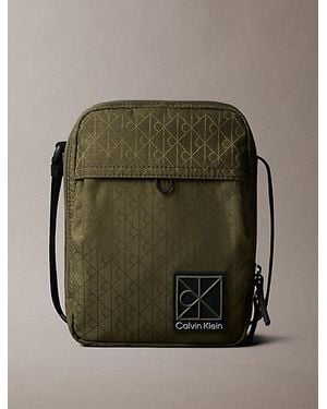 Calvin Klein Water Repellent Crossbody Camera Bag - Green