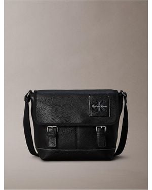 Calvin Klein Bold Pebble Messenger Bag - Black