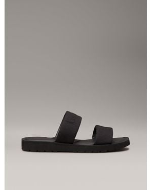 Calvin Klein Canvas Sandals - Grey