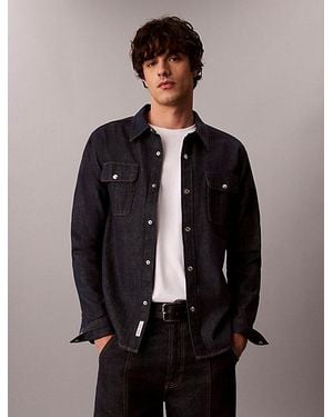Calvin Klein Jeans Western Denim Shirt - Black