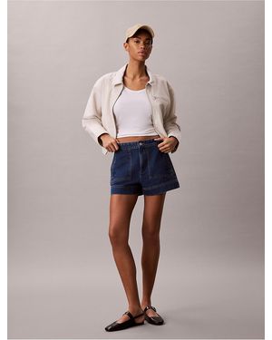 Calvin Klein Calvin Klein Denim Utility Shorts - Blue