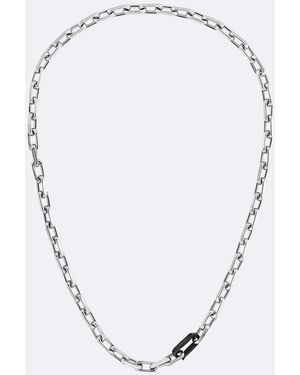 Calvin Klein Sculpted Links Necklace - Black
