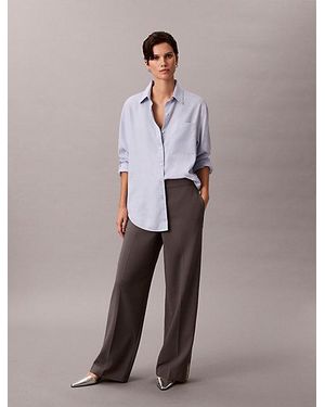 Calvin Klein Stretch Track Trousers - Grey