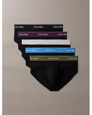 Calvin Klein 5 Pack Briefs Icon Cotton Stretch - Multicolour