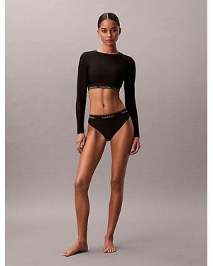 Calvin Klein Parte de abajo de bikini - CK Icon - Negro