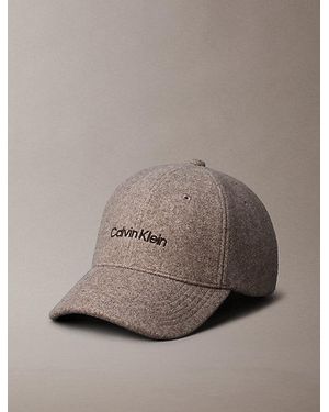 Calvin Klein Felt Embroidered Logo Cap - Multicolour