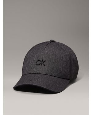 Calvin Klein Linen Blend Cap - Grey