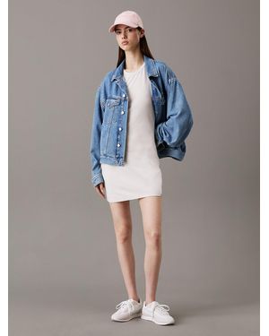 Calvin Klein Milano Jersey Tank Dress - Blue
