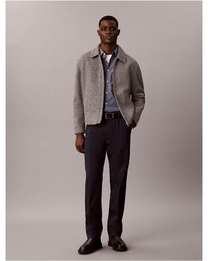 Calvin Klein Sateen Chino Pants - Gray