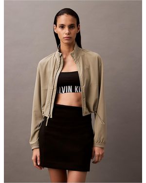 Calvin Klein Calvin Klein Ck Sport Woven Mesh Jacket - Gray