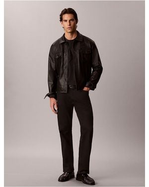 Calvin Klein Standard Straight Jeans - Black