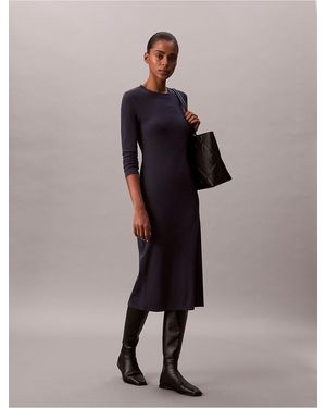 Calvin Klein Calvin Klein Contour Slim Midi Dress - Multicolor