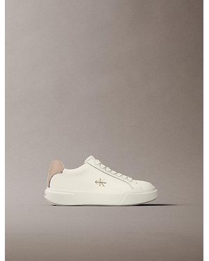 Calvin Klein Leather Durable Traction Chunky Trainers - Multicolour