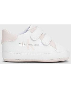 Calvin Klein Jeans Baby Velcro Trainers - White