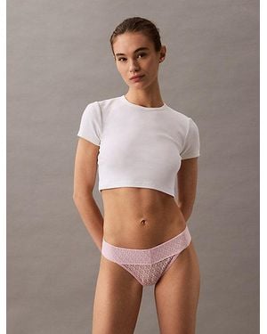 Calvin Klein Slip Met Lage Taille - Grijs