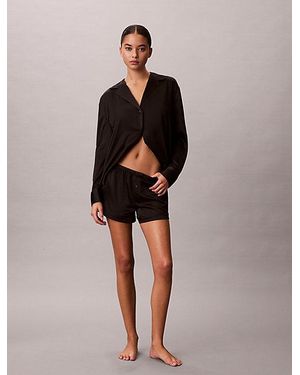 Calvin Klein Pyjamashort - Zwart