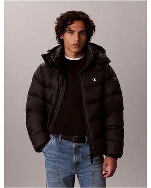 Calvin Klein Calvin Klein Nylon Relaxed Puffer Jacket - Black