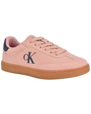Calvin Klein Narissa Logo Lace-up Sneakers - Pink