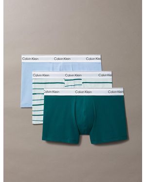 Calvin Klein 3 Pack Trunks - Blue